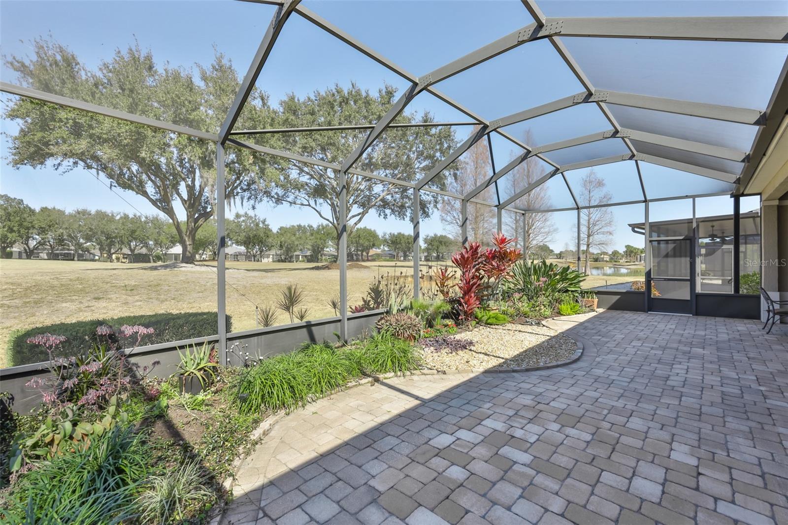 Golf Course and water view can be enjoyed, while watching the wildlife and the world pass you by.