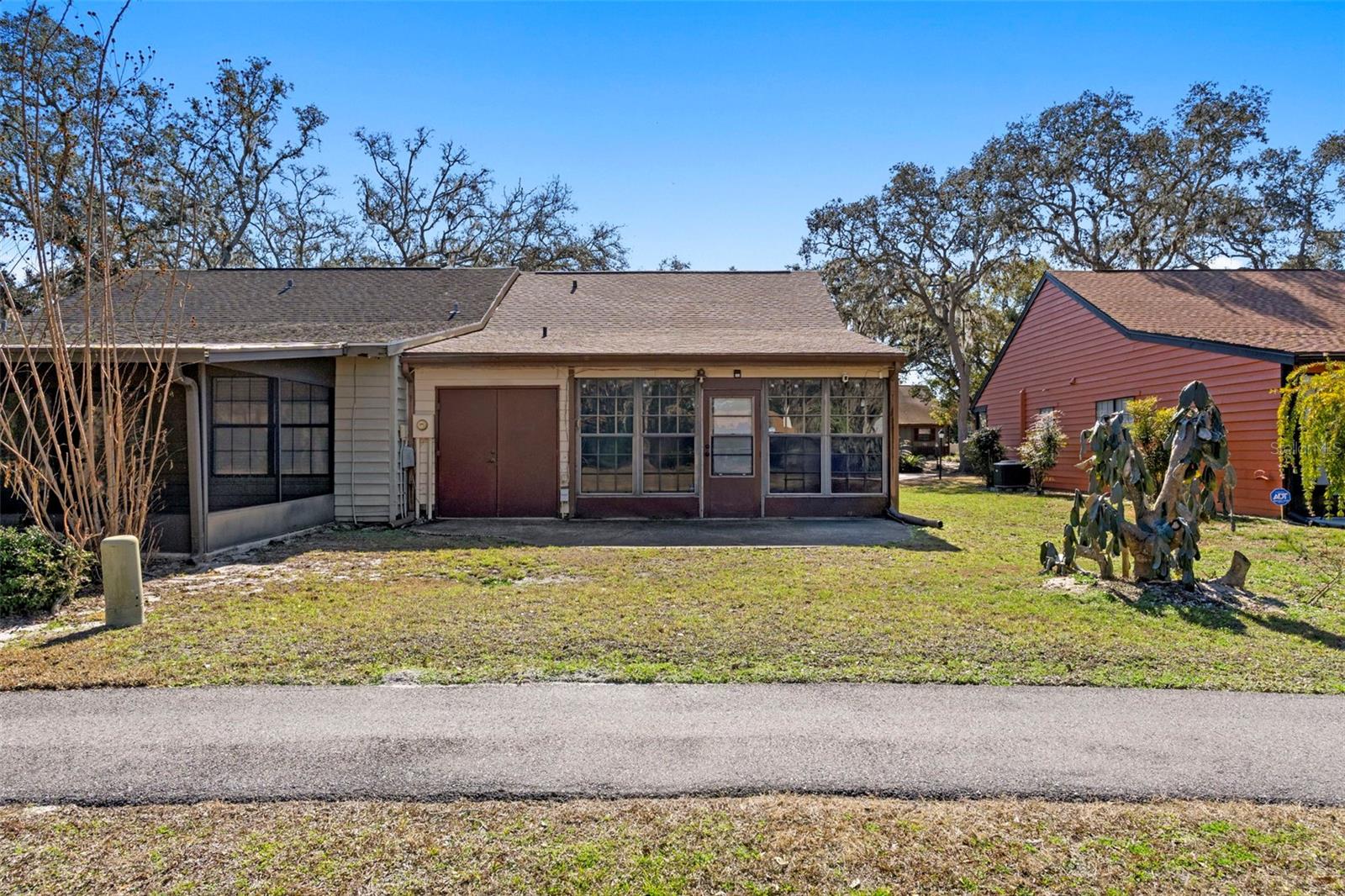 Rear of home from golf course