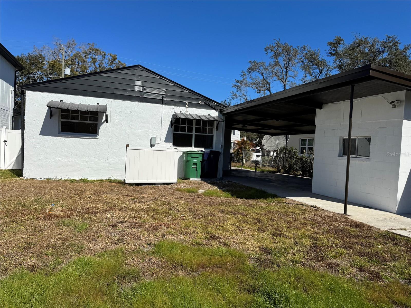 Exterior of the house