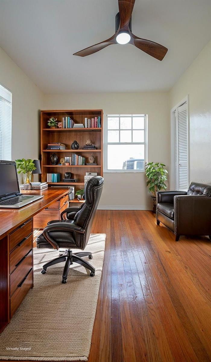 Office in front room