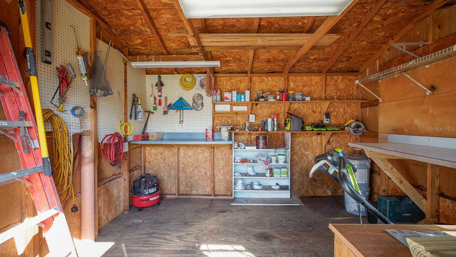 Large storage building with electricity