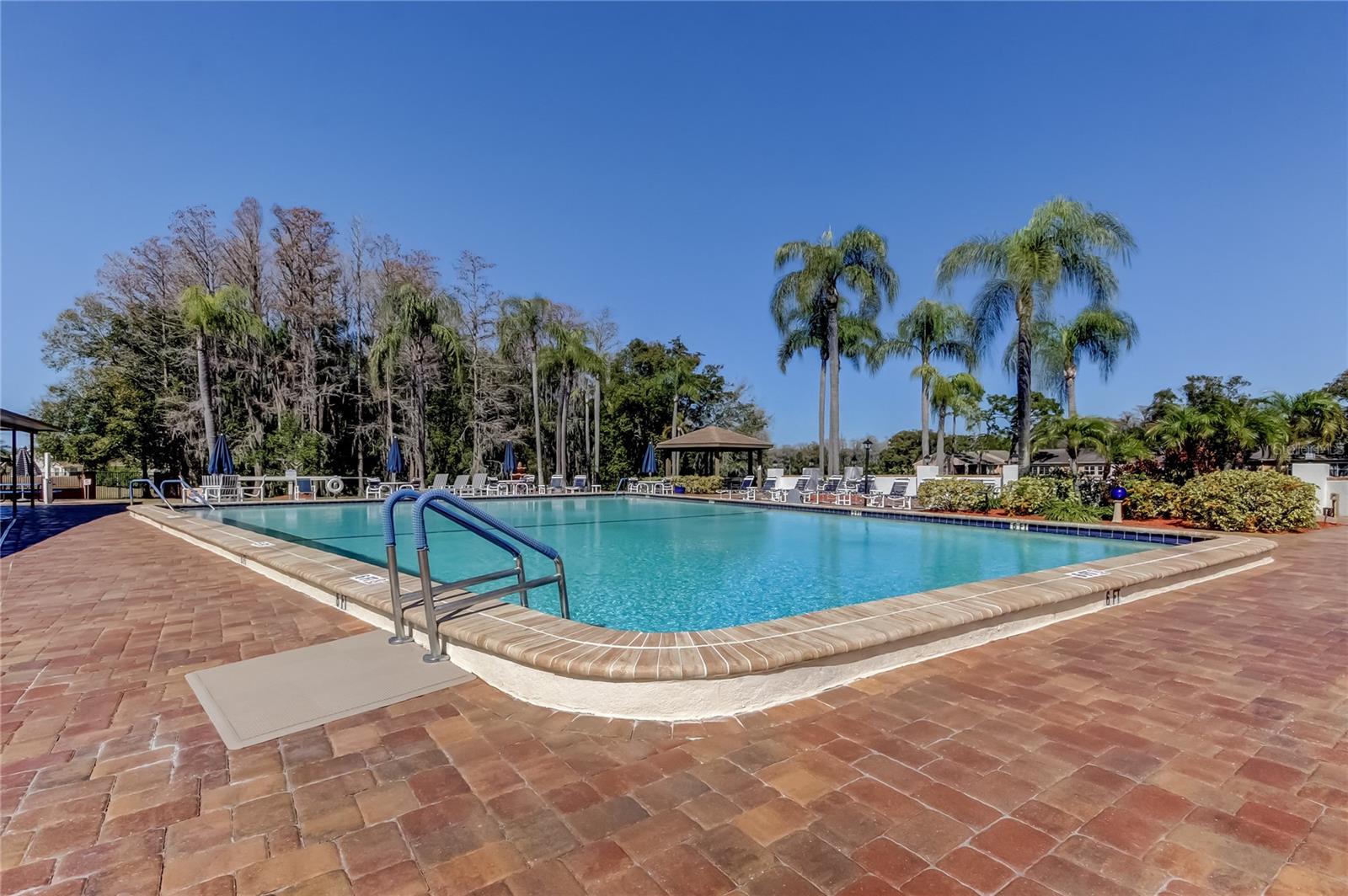 community heated pool