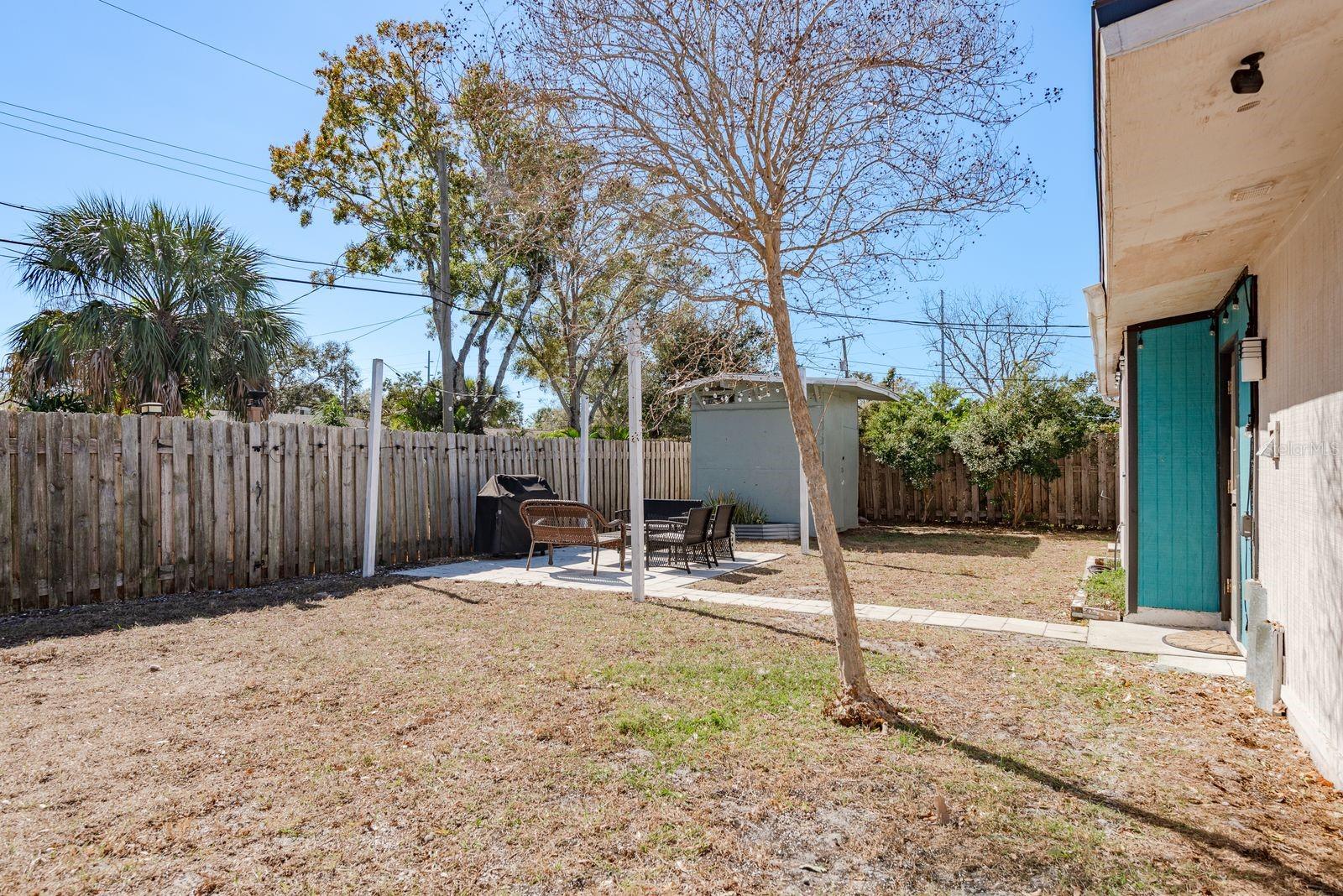Fully Fenced Backyard