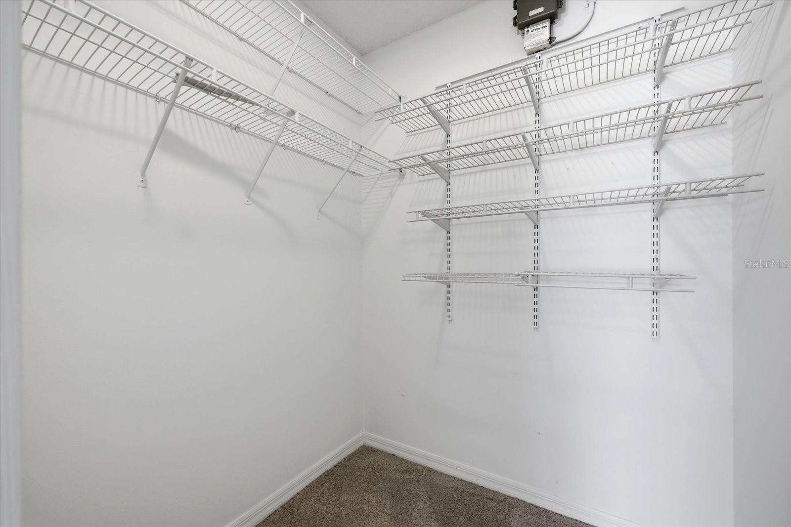 Primary Walk-In Closet