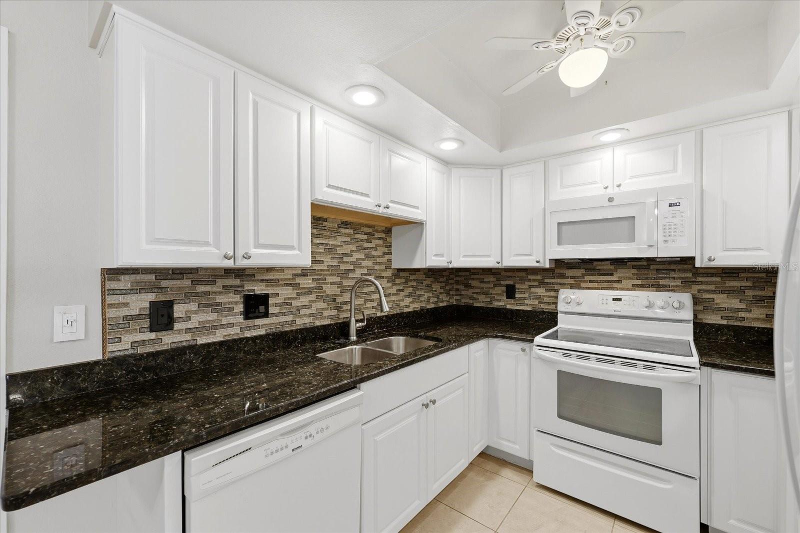 Granite Counters in Kitchen