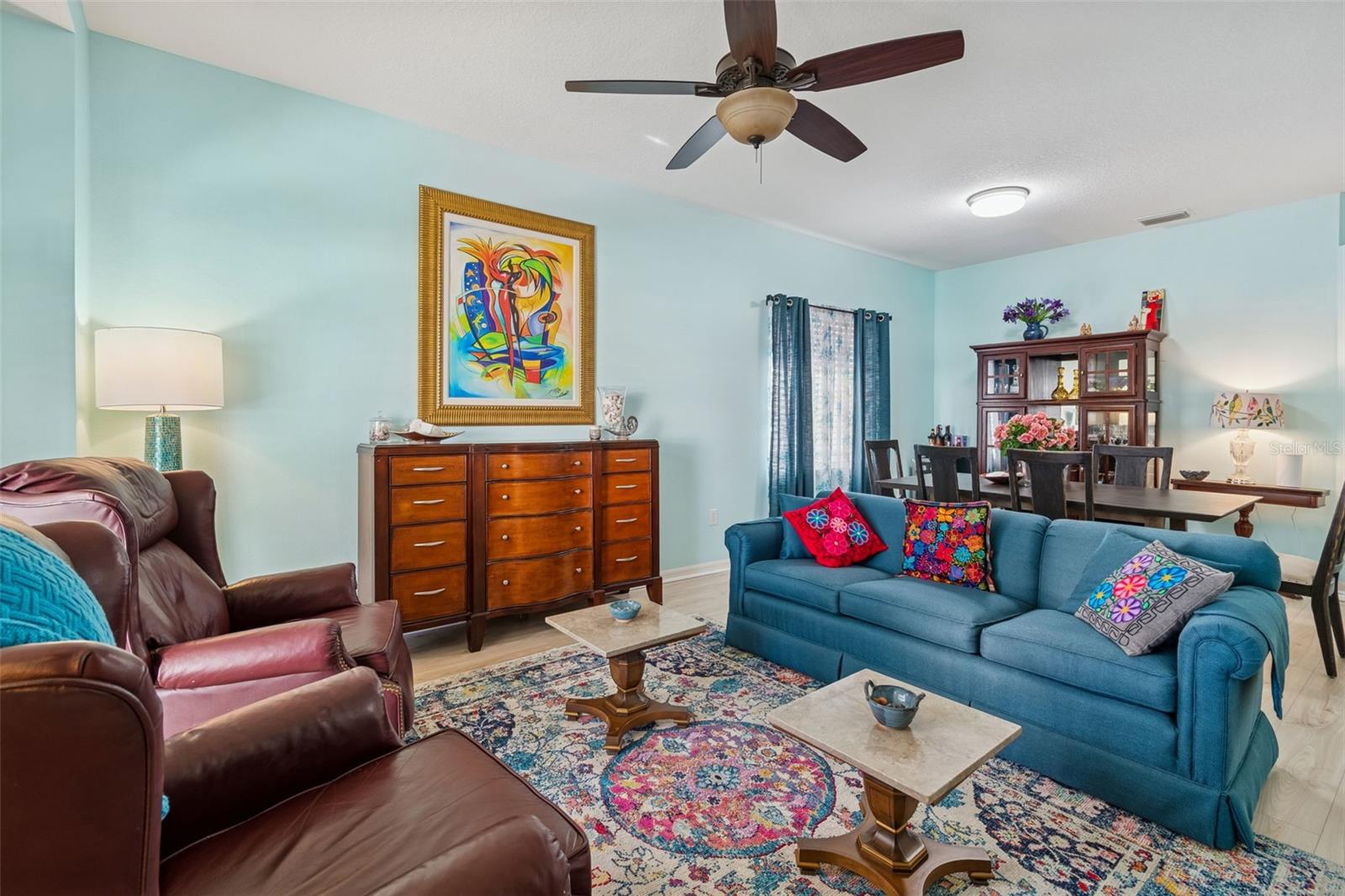 Living Room and Dining Room
