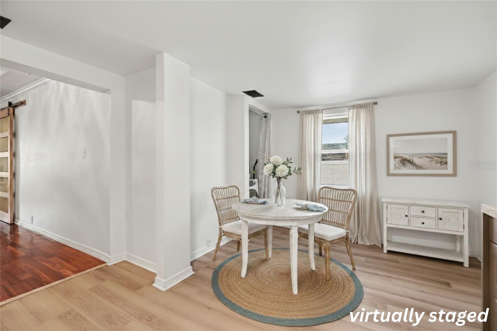 Virtually Staged Kitchen Dinette - 6305 S Macdill Ave, Tampa, FL 33611