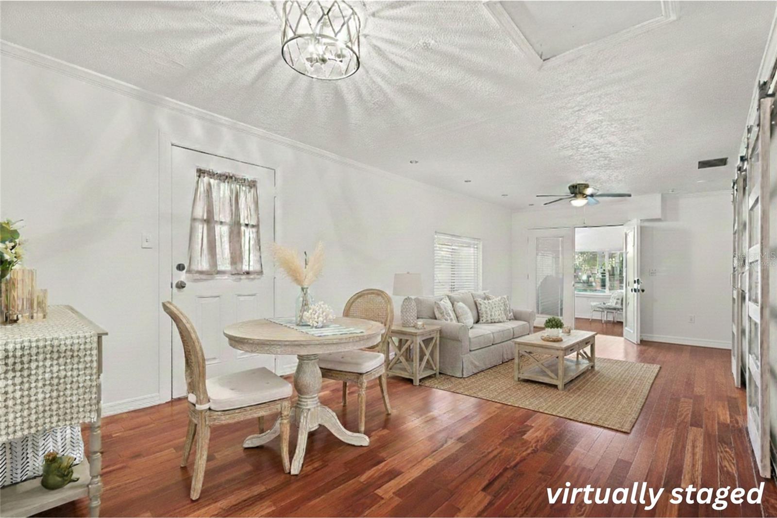 Virtually Staged Living Room - 6305 S Macdill Ave, Tampa, FL 33611