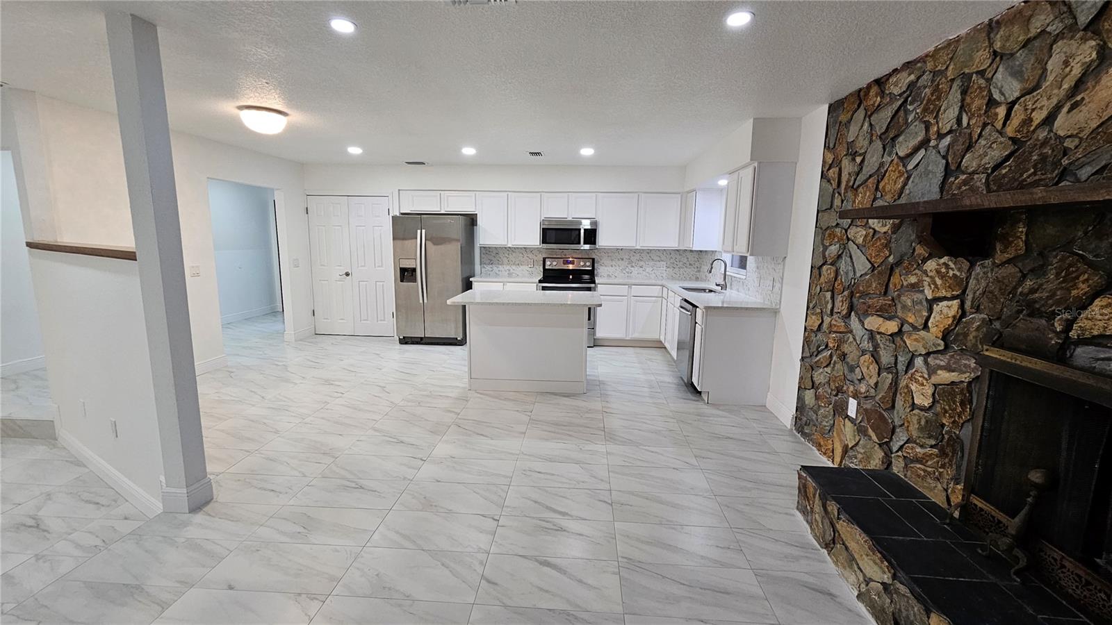 Family Room Kitchen/Dining area