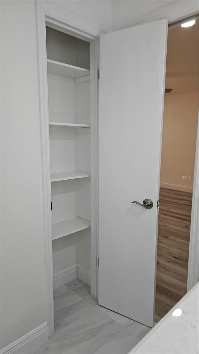 Linen Closet Primary Bathroom