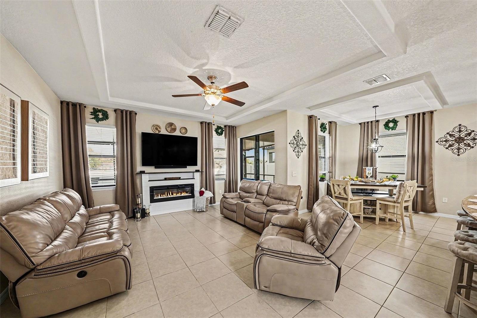 Living Room - 12530 BALLENTRAE FOREST DR, RIVERVIEW, FL 33579