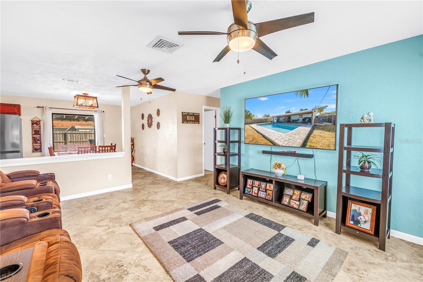 Spacious living room.
