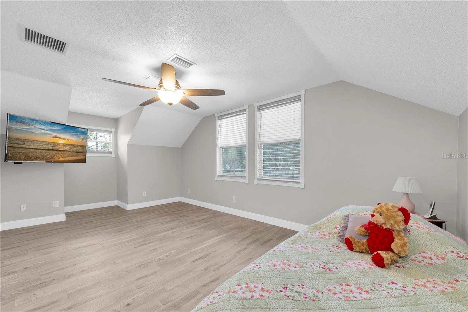 Upstairs, Bedroom #1 is oversized!