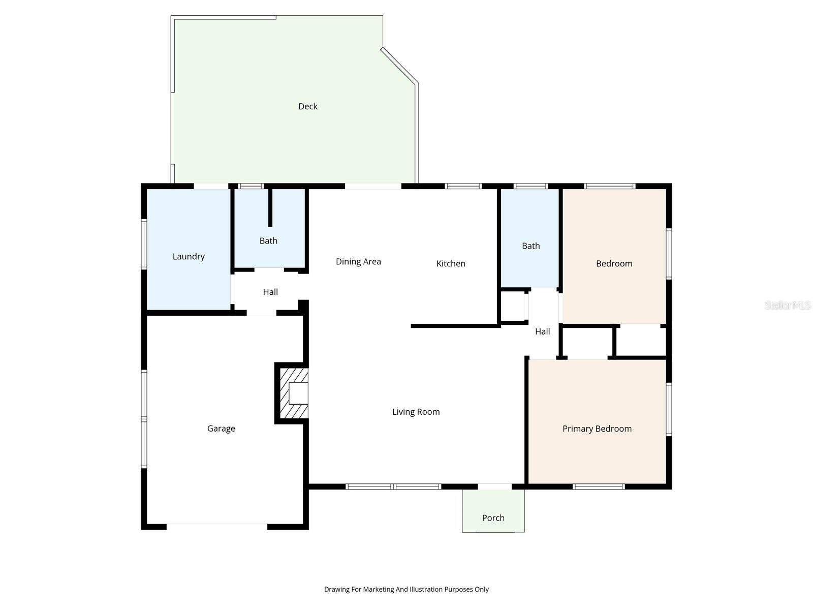 Pine Street floor plan.