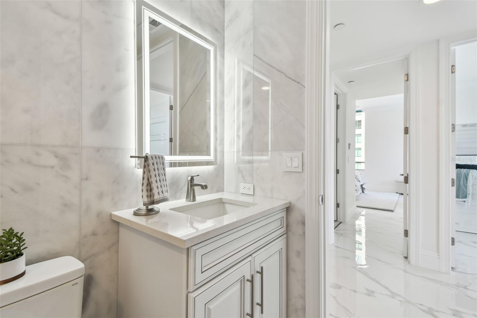 Guest bath on second level