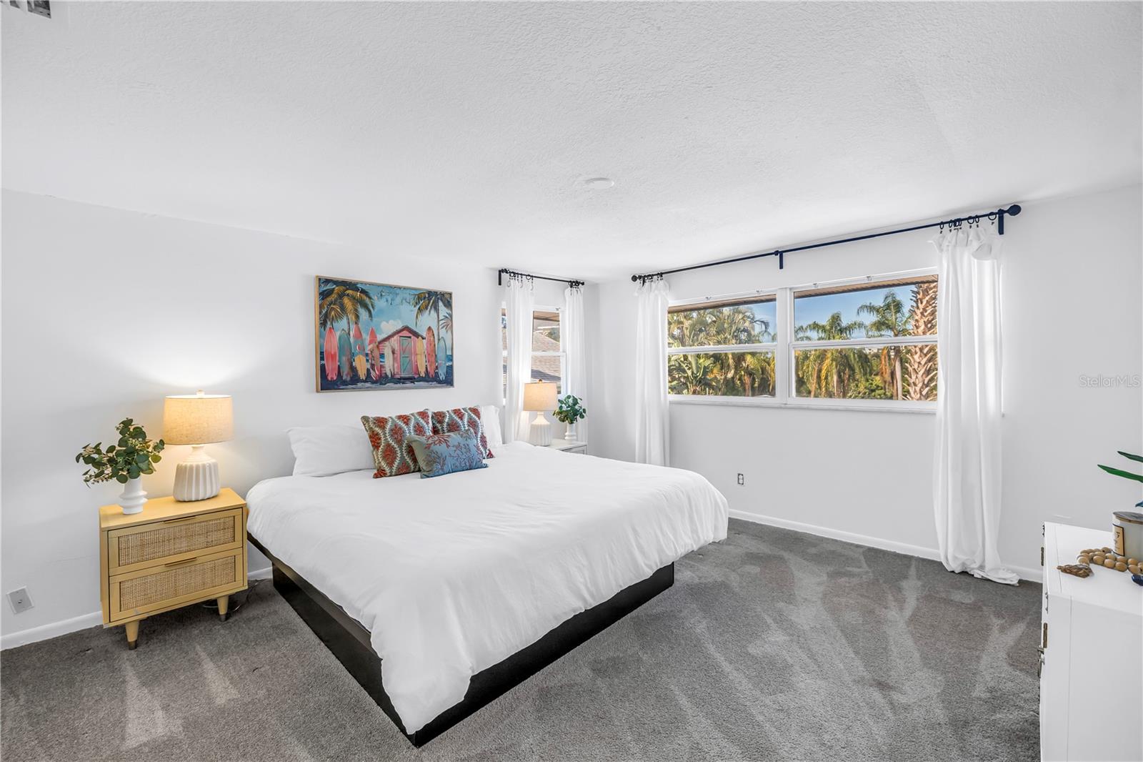 Oversized Primary Bedroom overlooking the pool