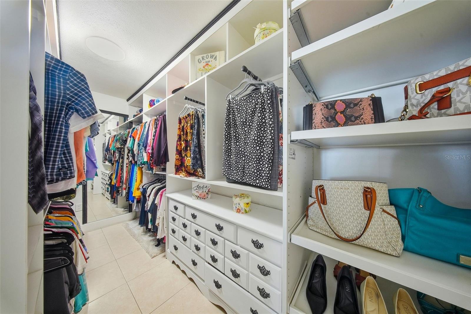 Primary Suite Walk in Closet