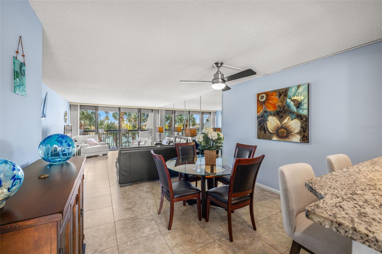 Main living and dining area