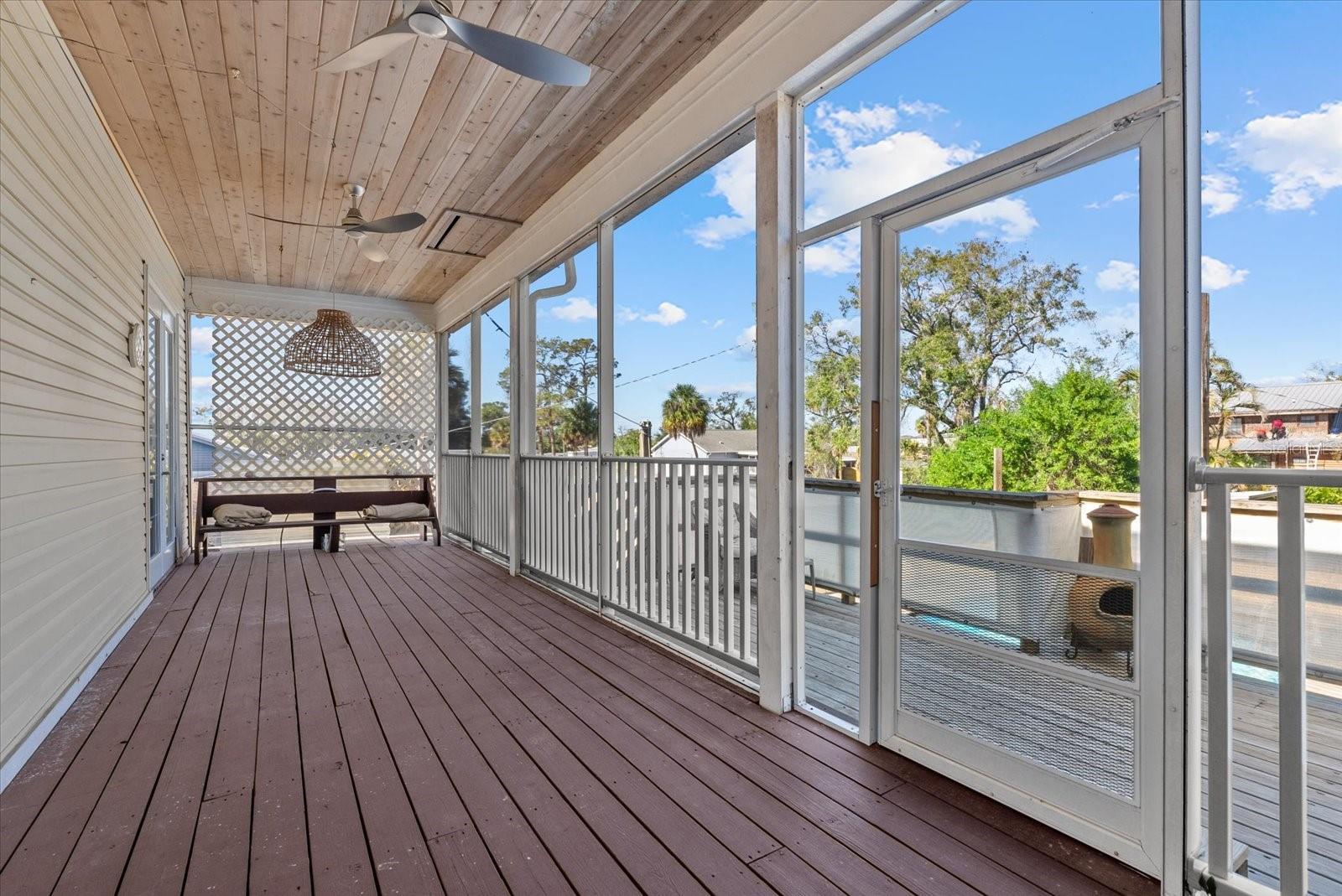 Main Floor Enclosed Rear Porch
