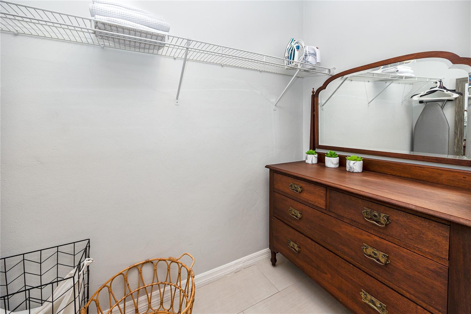 Primary walk-in closet