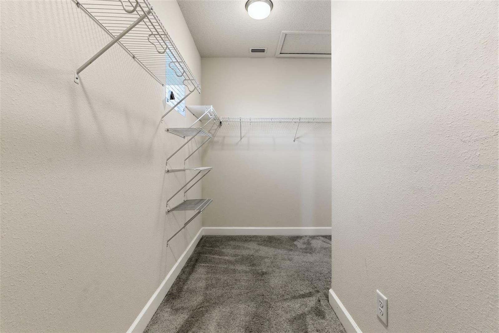 Primary Walk In Closet