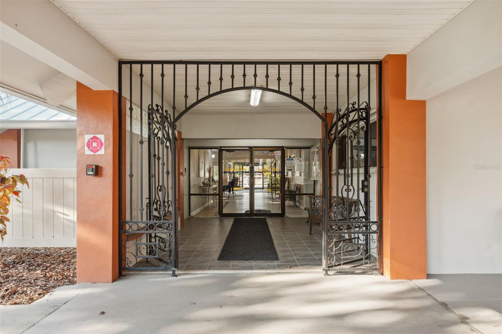 Clubhouse entryway