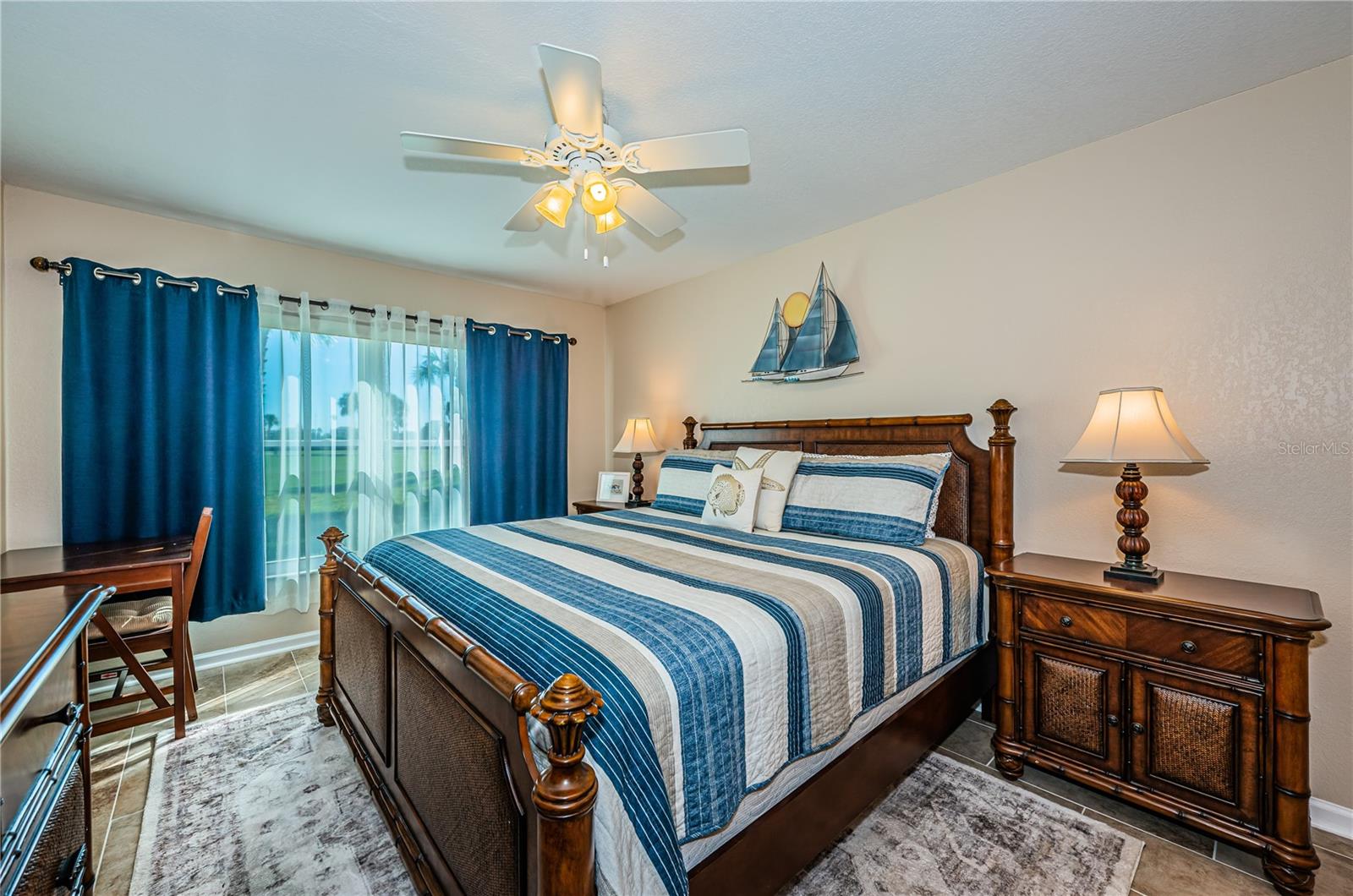 Spacious primary suite