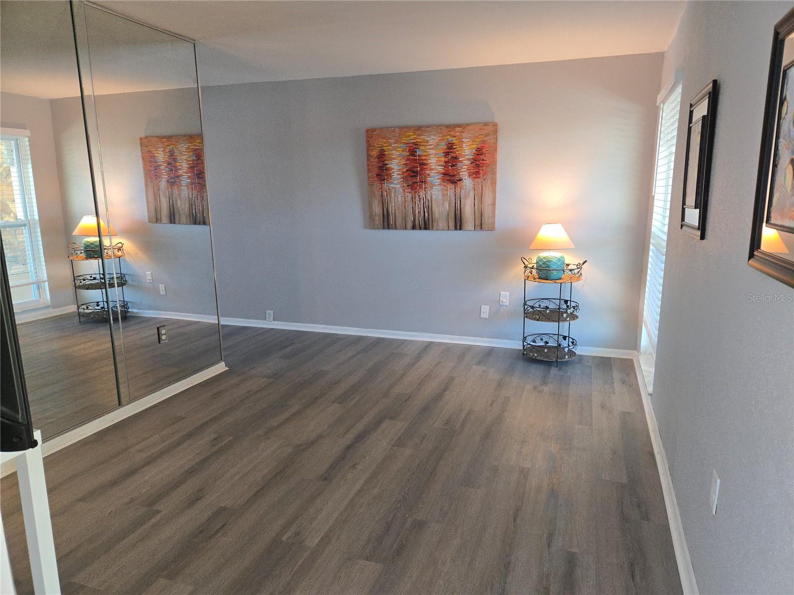 living room w/ new hurricane rated window