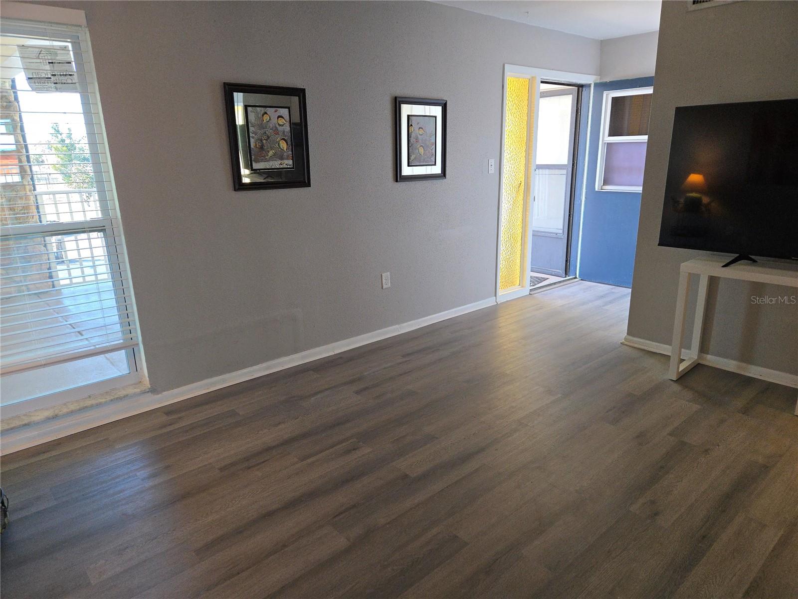 living room towards front door