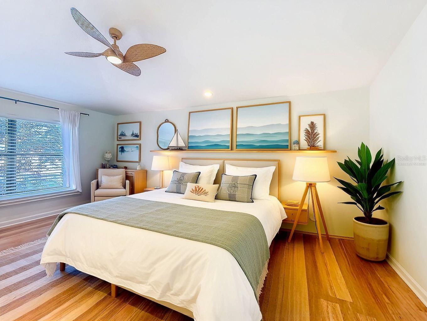 Virtually Staged | Primary Bedroon