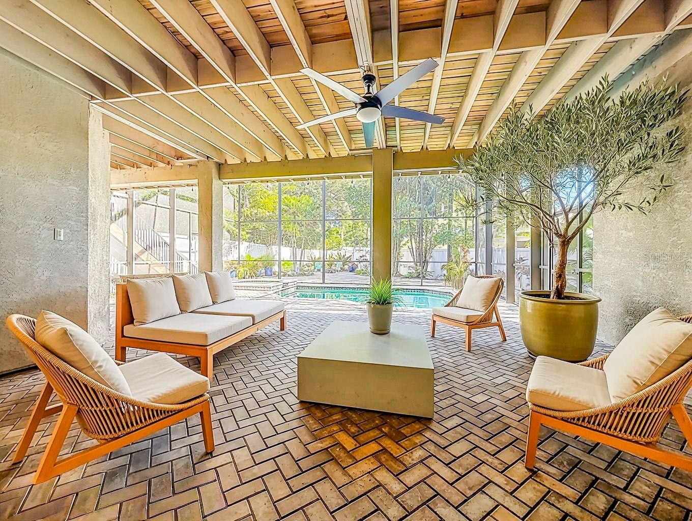 Virtually Staged| Rear Patio