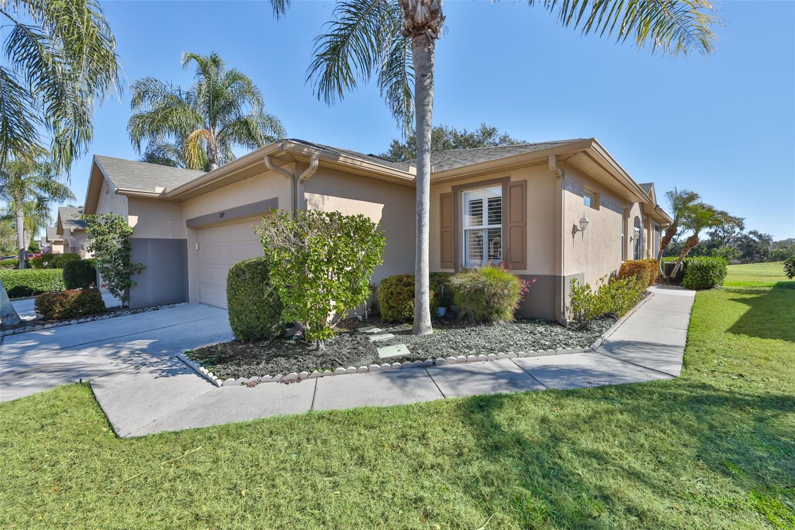 2 car garage, side entrance Front Door