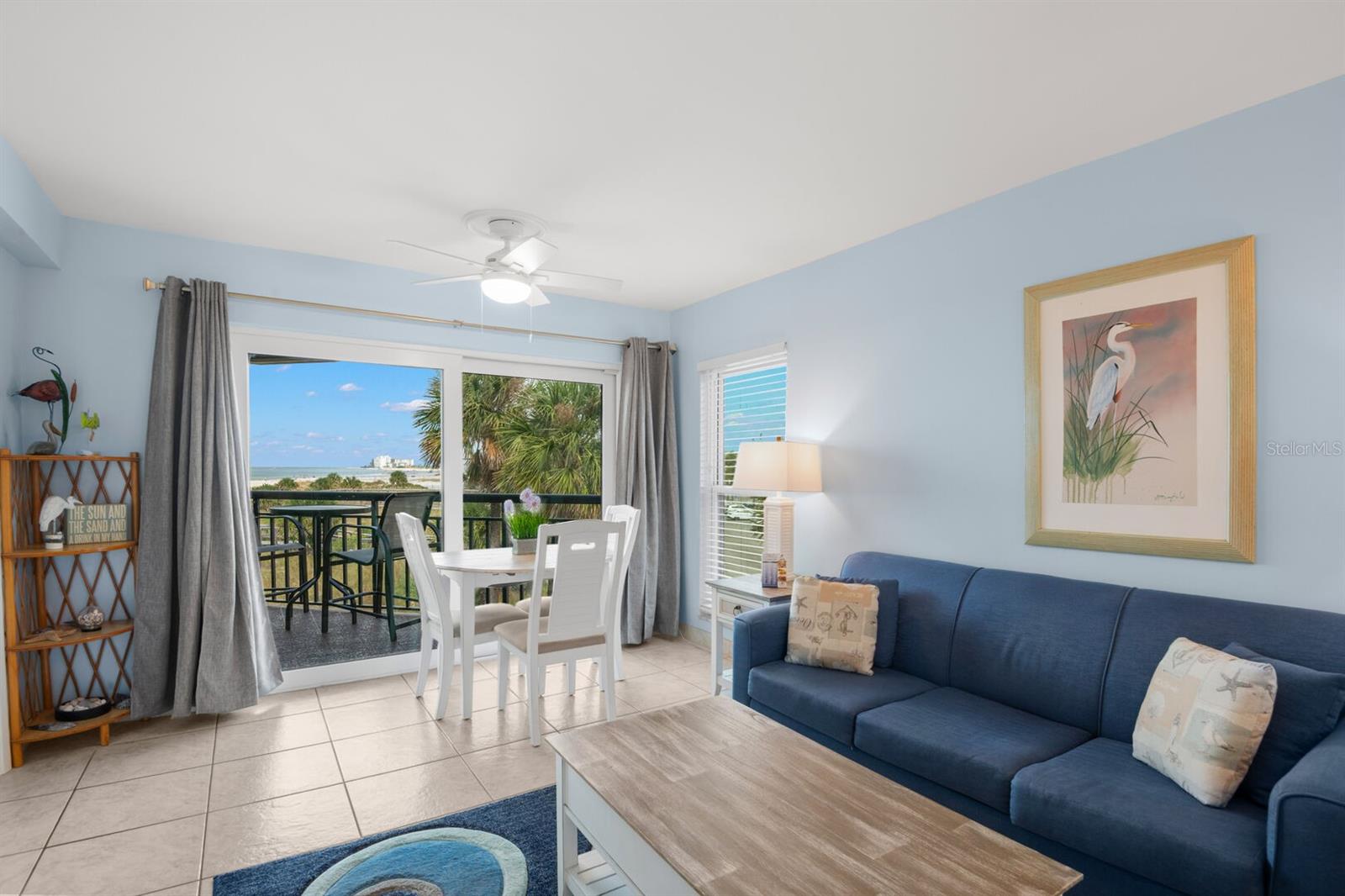 Living Room with Balcony Access
