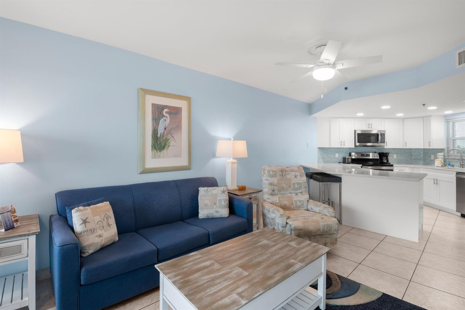 Living Room and Kitchen