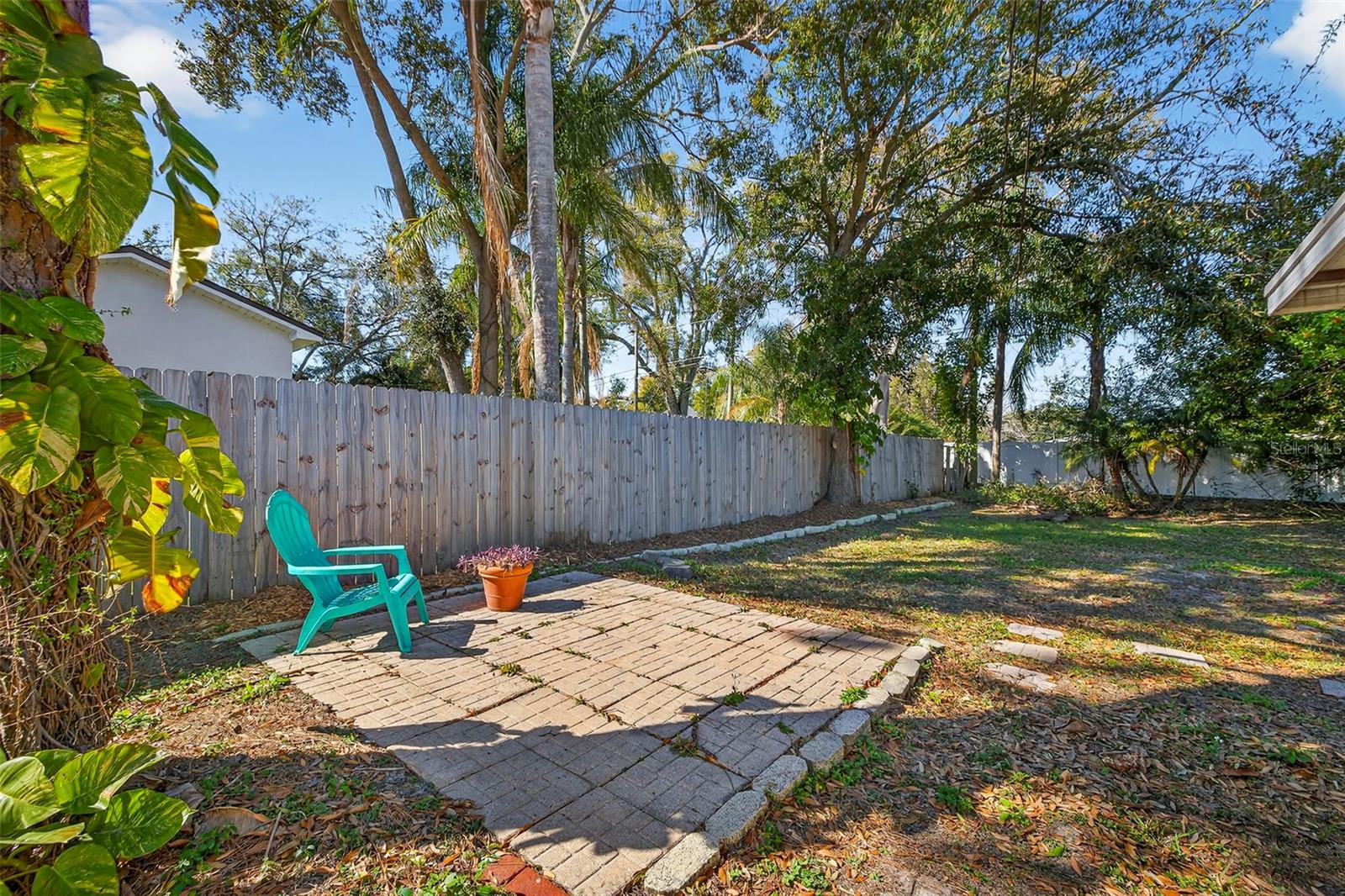 Large fenced lot