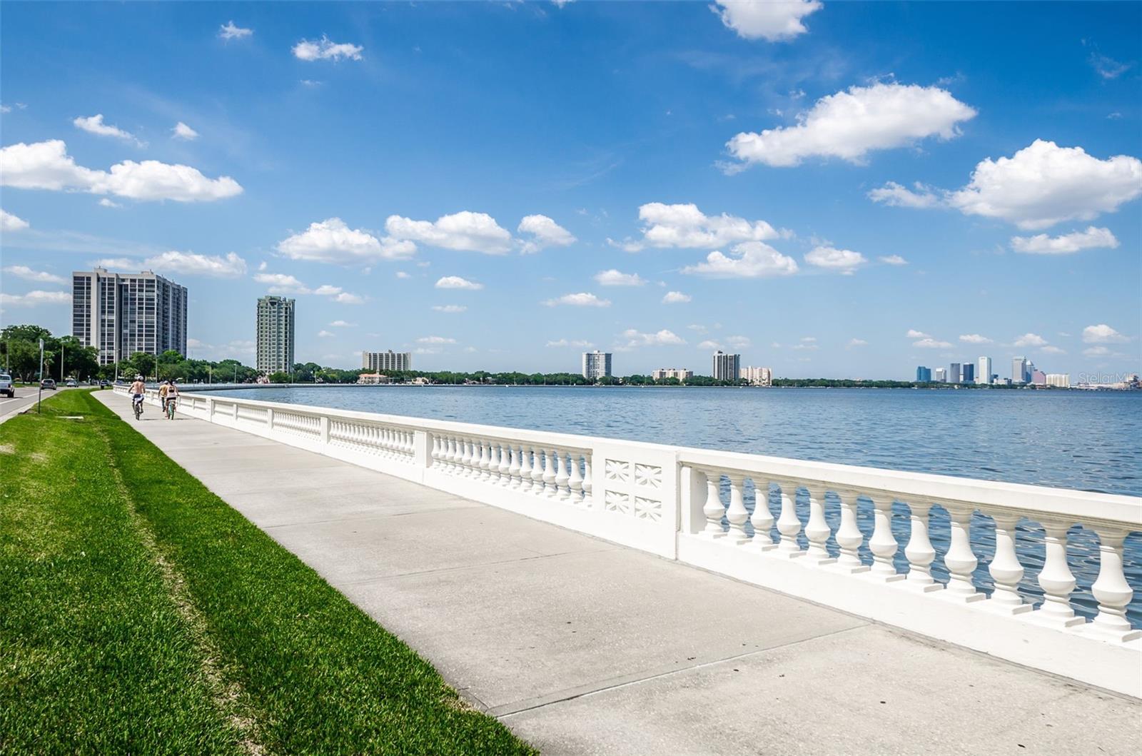 sidewalk is 4.5 miles long/10ft wide