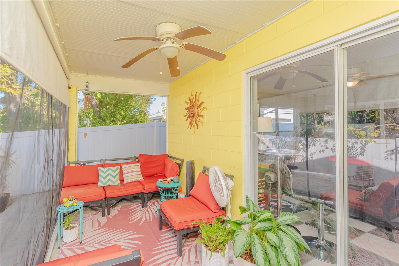 Lanai adjacent to the family room.