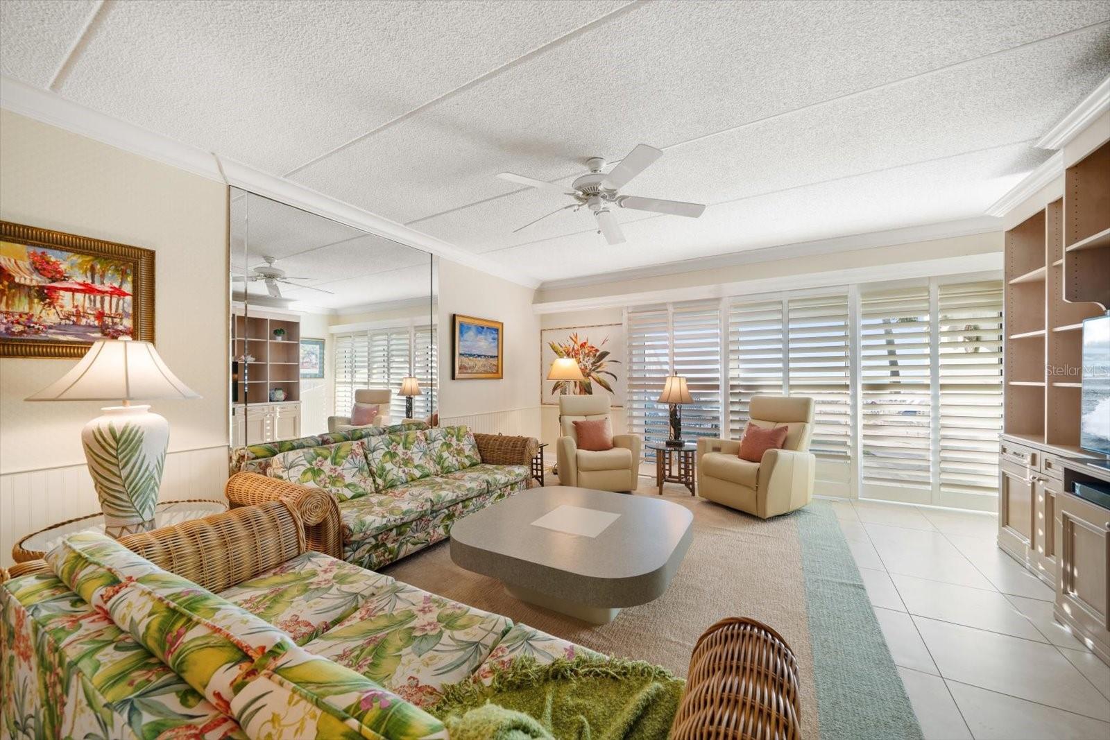 Great room area is spacious; perfect for gathering with family and friends!
