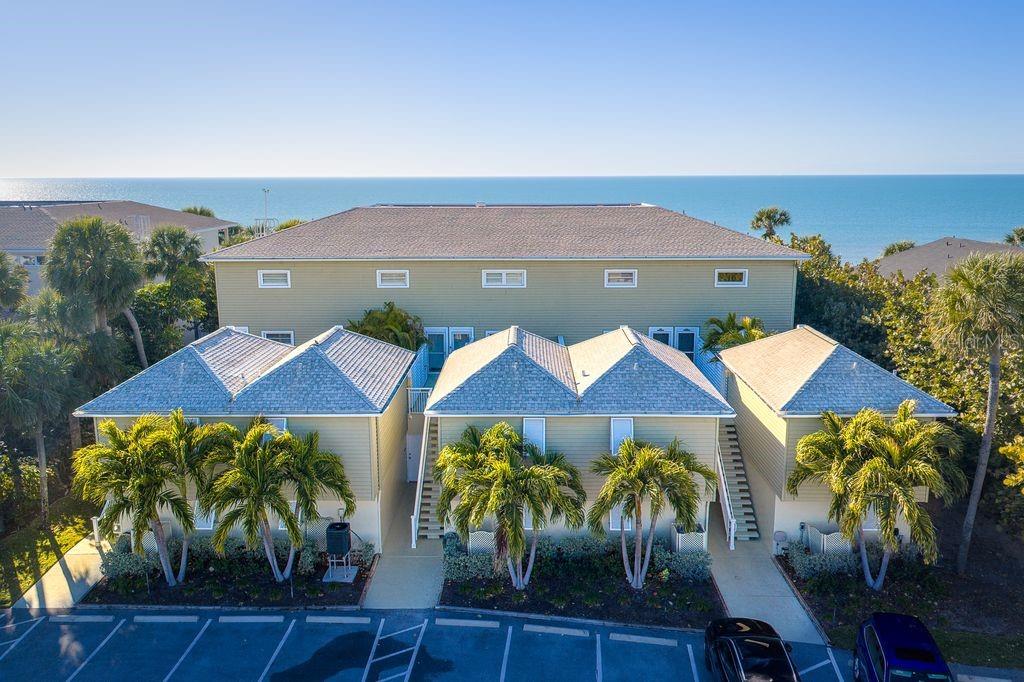 Views to the west of front of building.