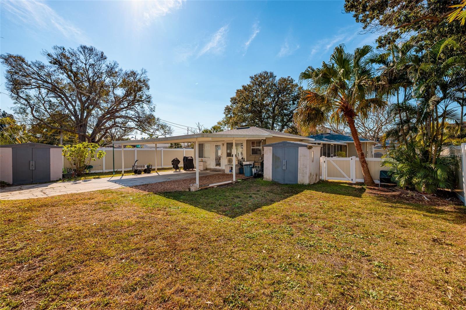 Backyard/Covered Parking