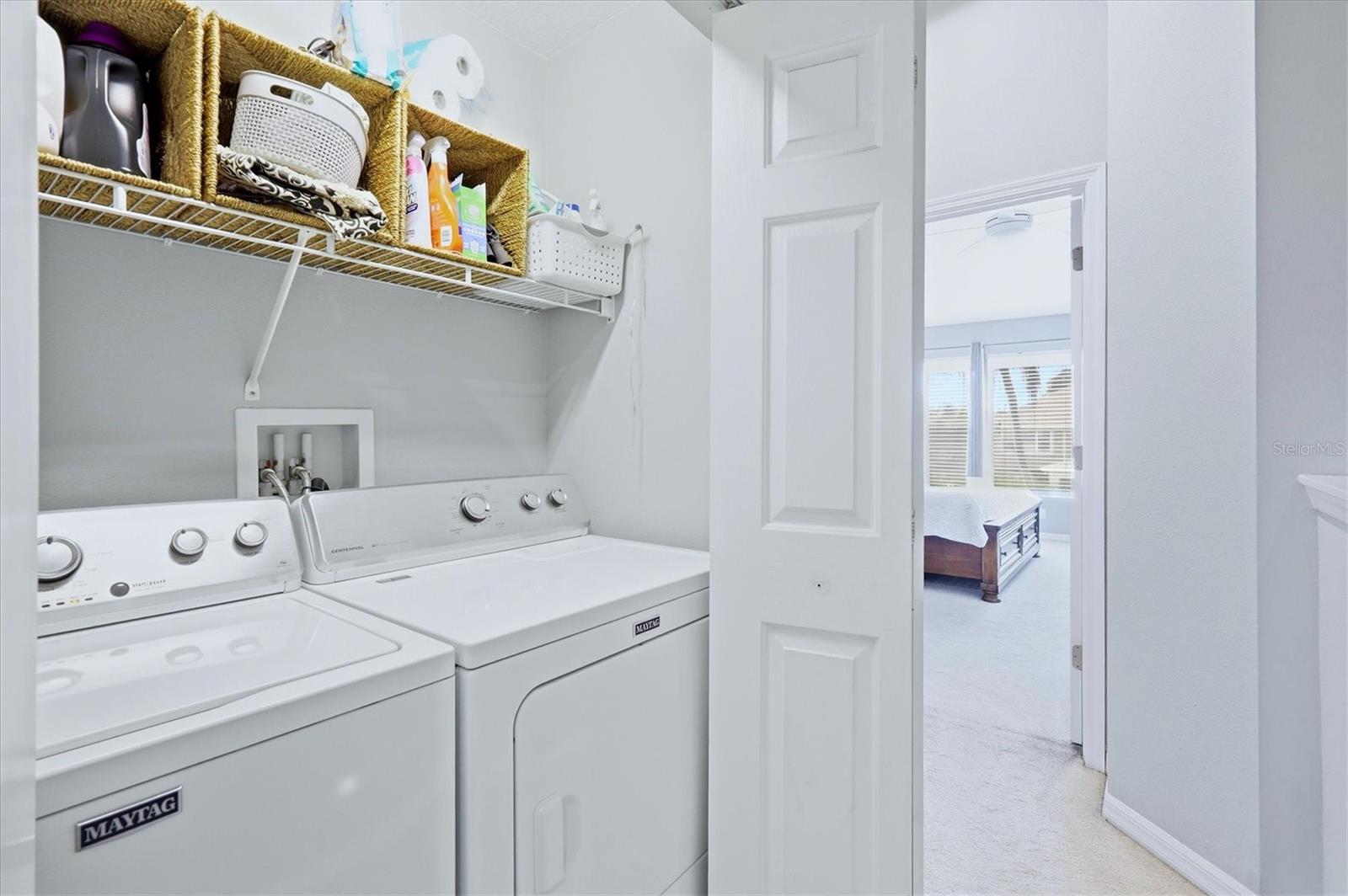 Laundry on the second level