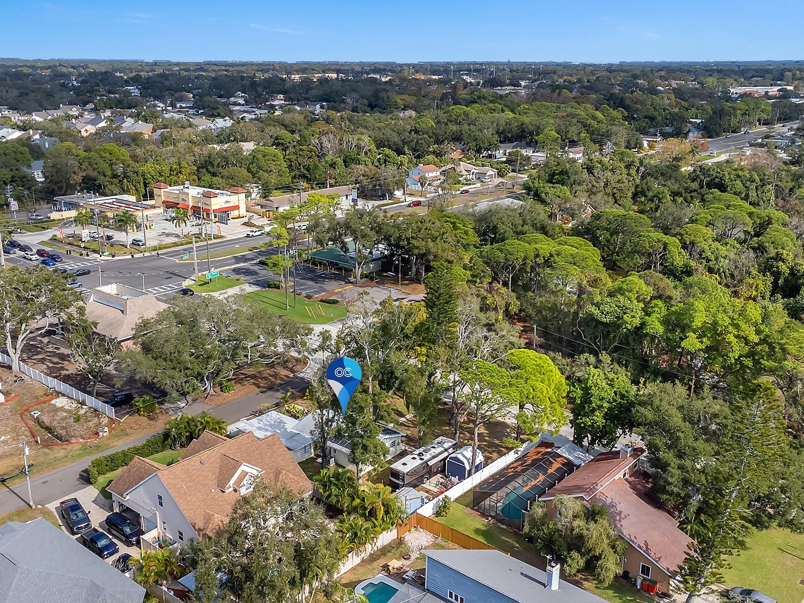 Aerial View Location