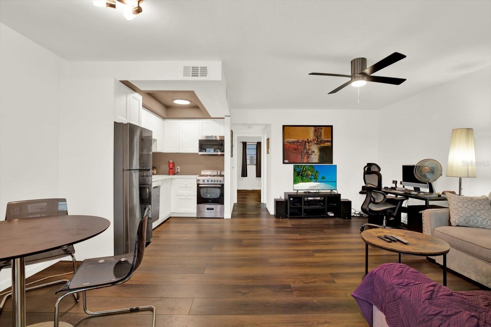 Living Room and Kitchen