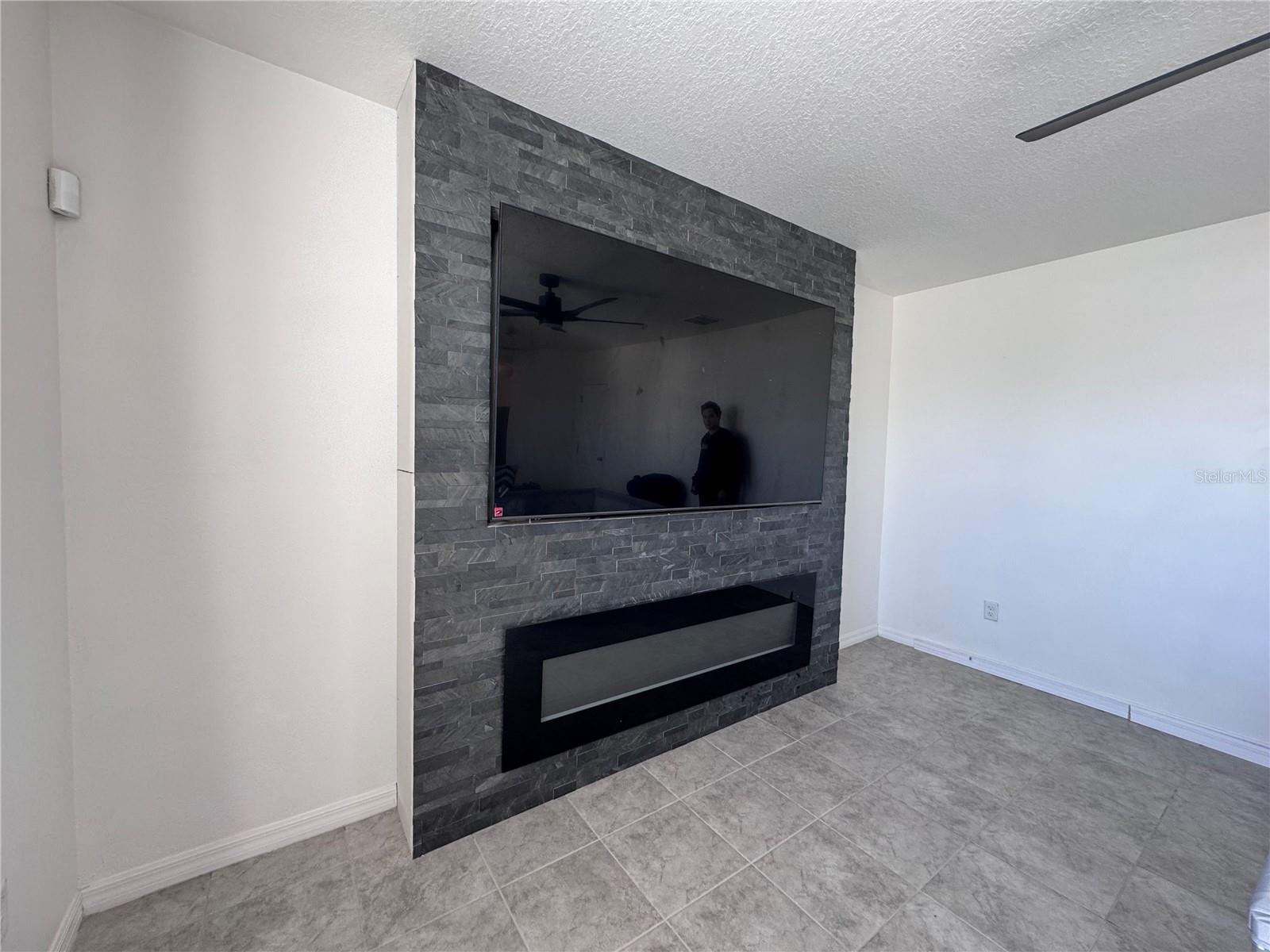 TV Built Out Family Room