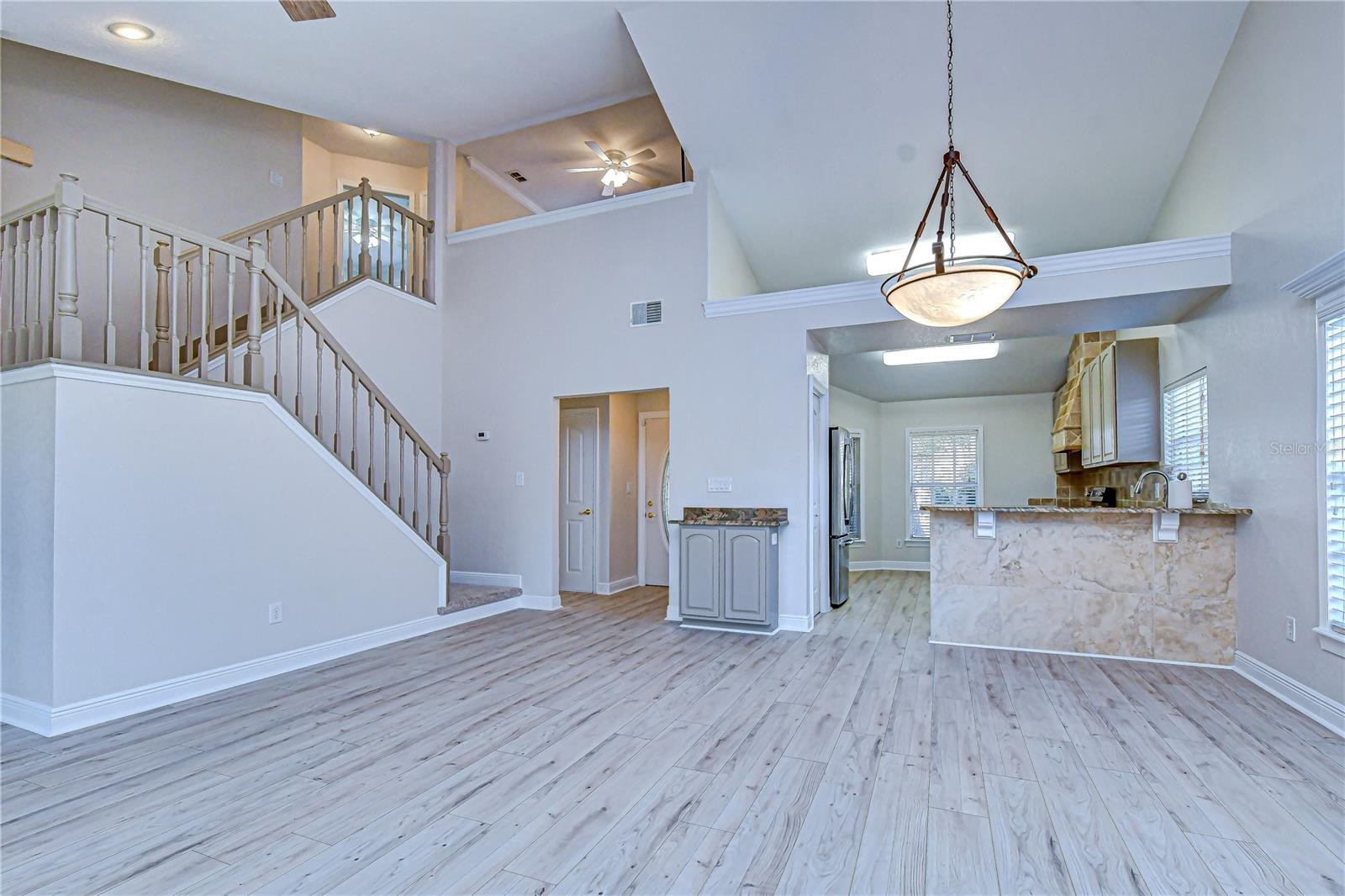 Entryway Living Dining Kitchen