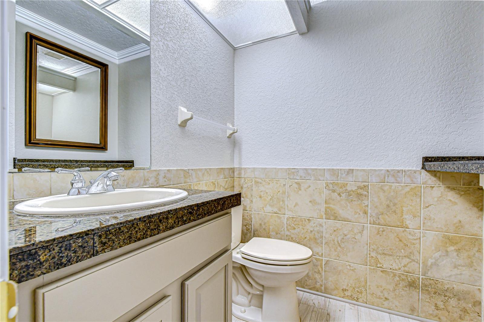 Downstairs half bath