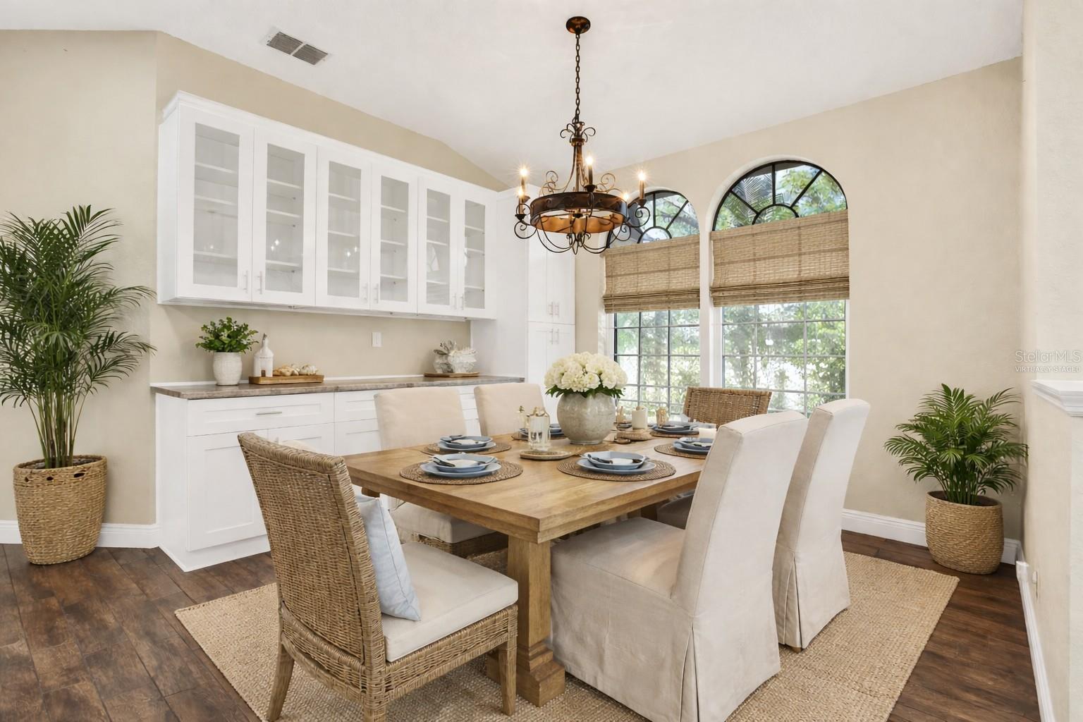 Virtually Staged Dining Room