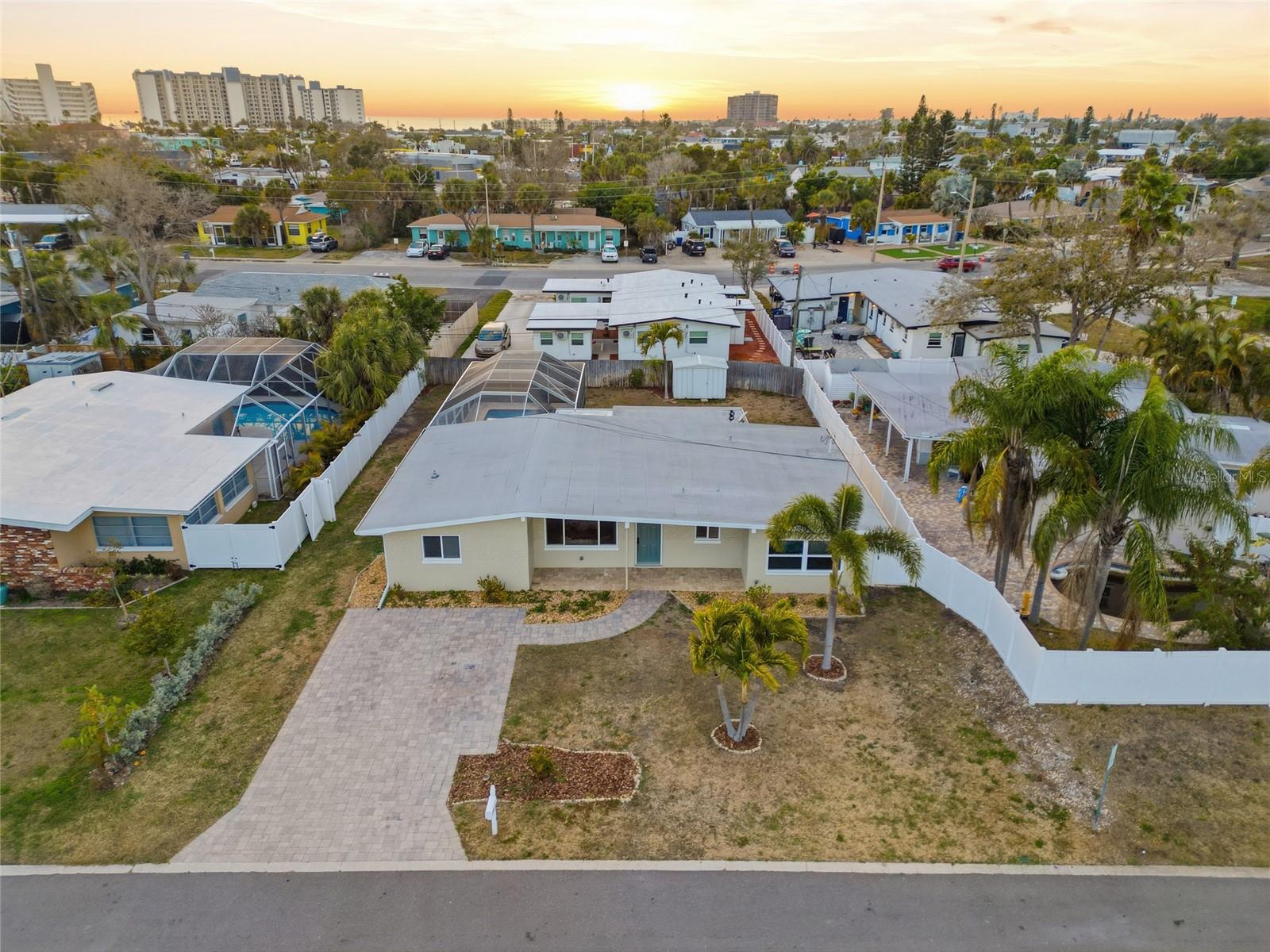 Ariel View of Front of Home