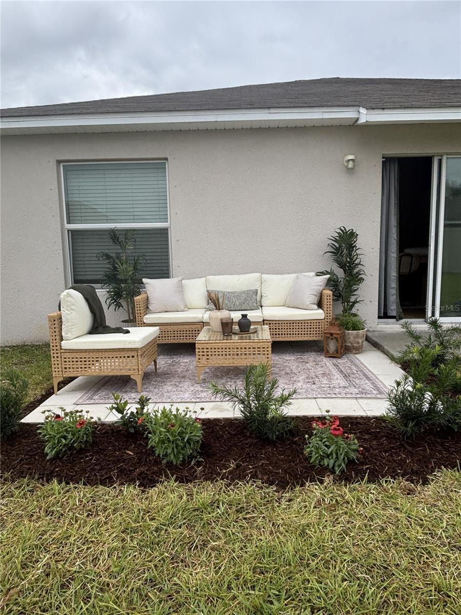 Back yard patio