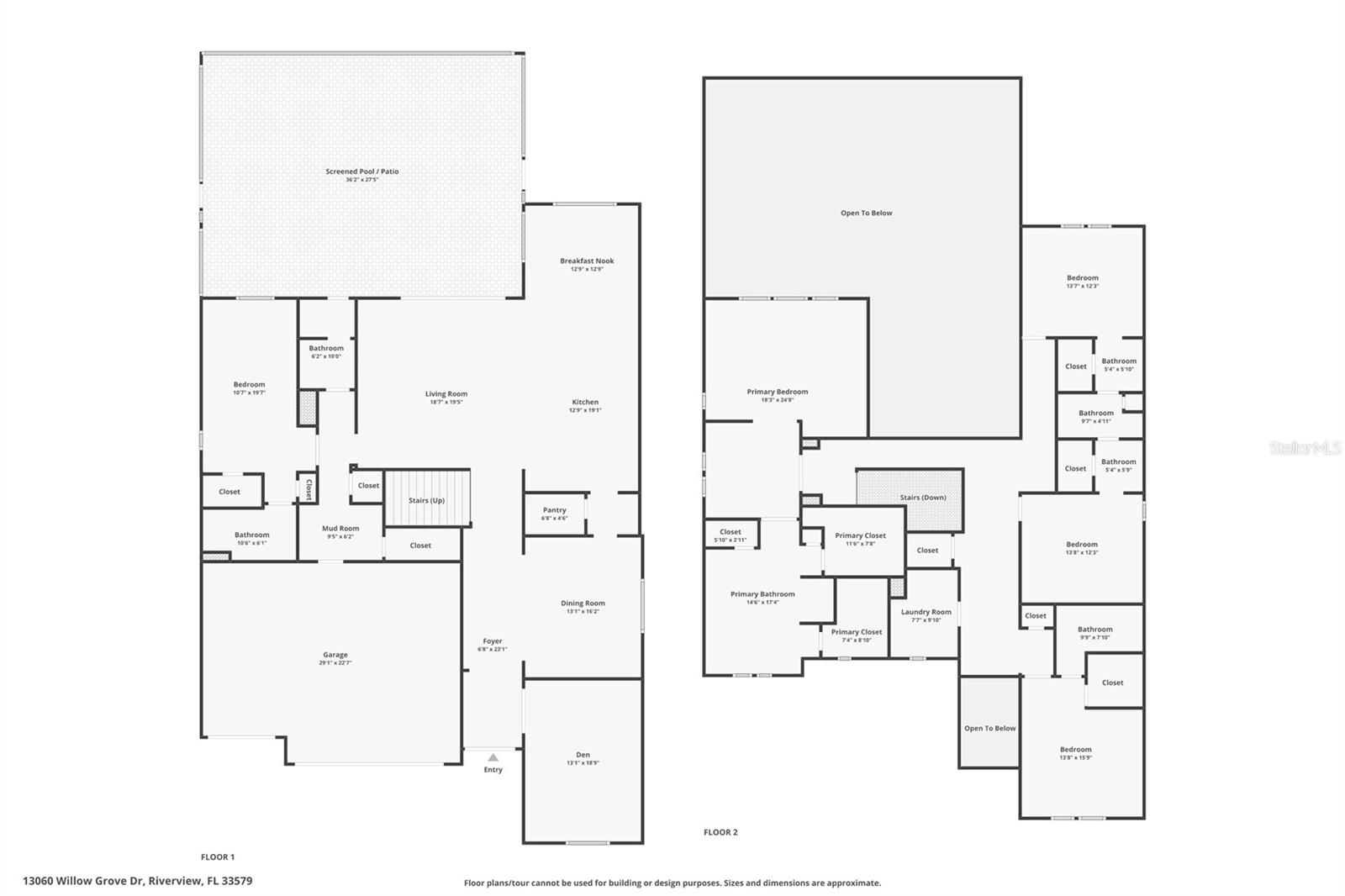 Floor Plan 13060 Willow Grove